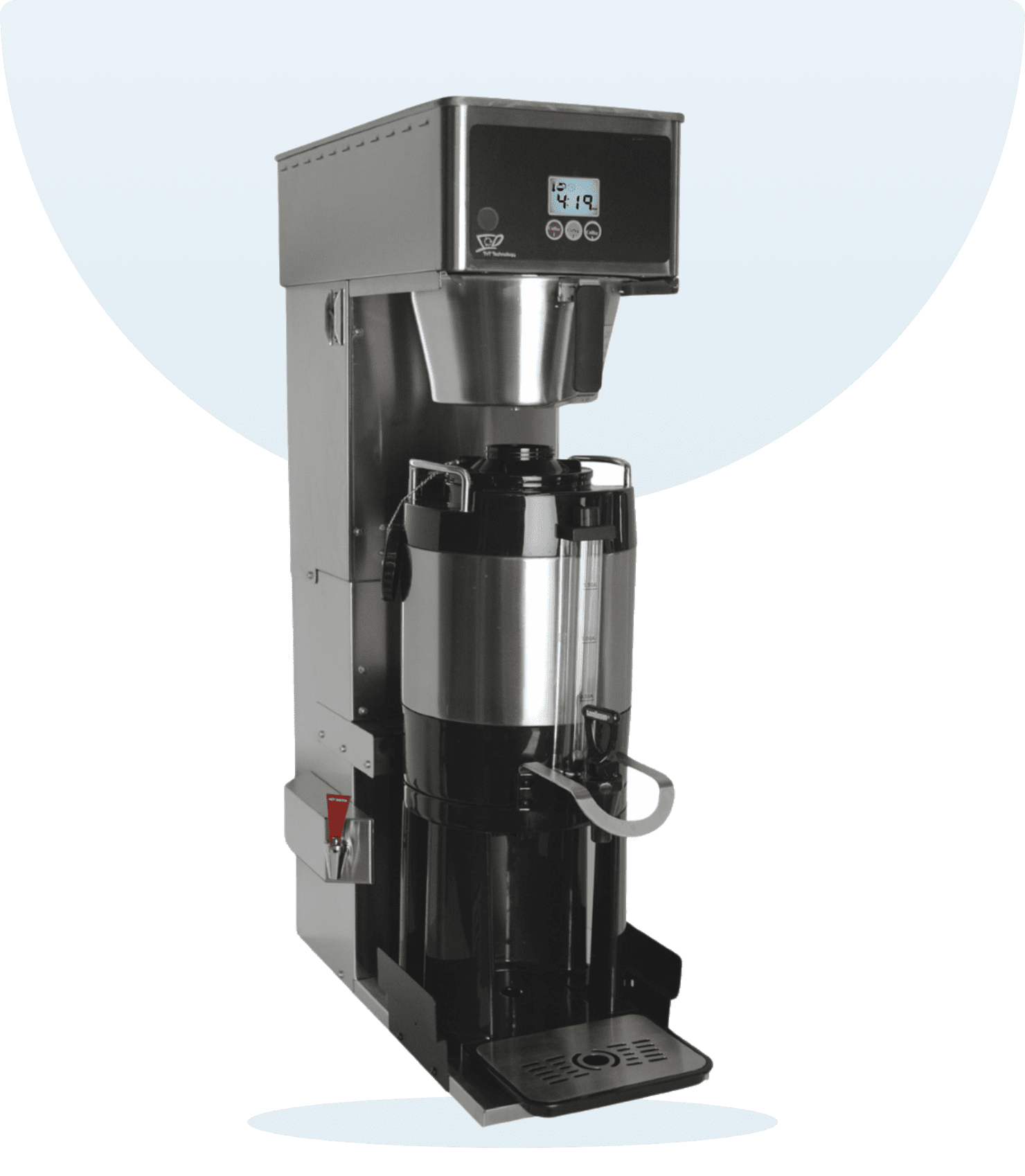 Mask group (9) stvd coffee maker side view